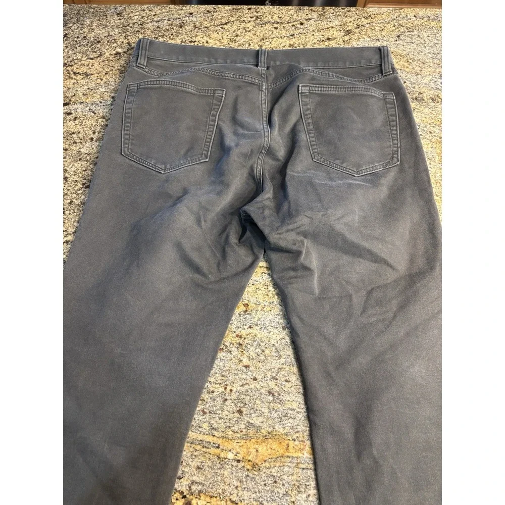Banana Republic Traveler‎ Pants Mens 36x30 Travel Jeans Stretch Gray Slim Fit